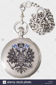 A silver savonette pocket watch with Imperial Russian double-headed Stock  Photo - Alamy