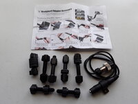 Garrett headphone adapter and coil bolts/washers