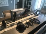 Minelab Equinox 800 with stock coil and wireless headphones