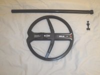 11" X35 Coil with Lower Rod & Hardware for Tesoro µMAX Detector
