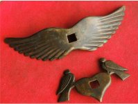 BRONZE 2 PIECE BELT BUCKLE DATE UNK FOUND IN UKRAINE - 2.jpg