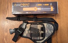 Nokta Accupoint with leg holster New in box