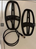 2 Search Coils Like New with covers  for Garrett At Max  At Gold At Pro $115
