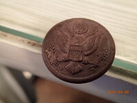 Military button in Birch Ck 1.JPG